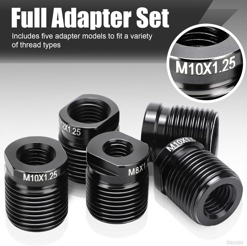 Linkstyle Gear Shift Knob Adapter Kit, 5-Pack Aluminum Alloy Thread Adapters, Quick Install with M8/M10/M12x1.25 M10/M14x1.5 for Car Truck SUV - Image 4